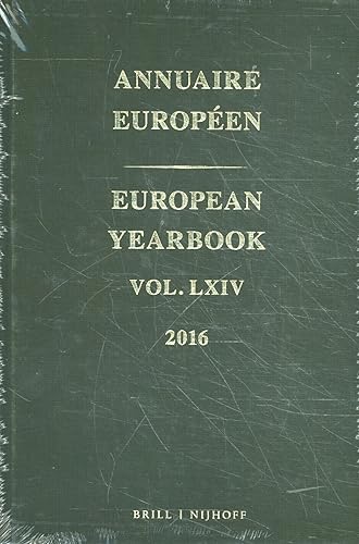 Stock image for European Yearbook/ Annuaire Europen, 2016: Vol 64 for sale by Revaluation Books