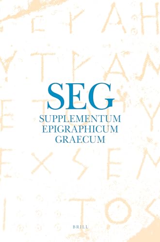 Stock image for Supplementum Epigraphicum Graecum: Vol 63 for sale by Revaluation Books