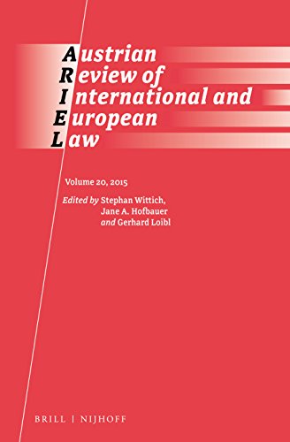 Stock image for Austrian Review of International and European Law, 2015 for sale by Revaluation Books