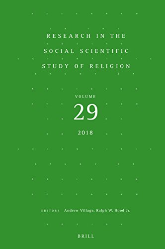 Stock image for Research in the Social Scientific Study of Religion, Volume 29 [Hardcover] Andrew Village for sale by The Compleat Scholar