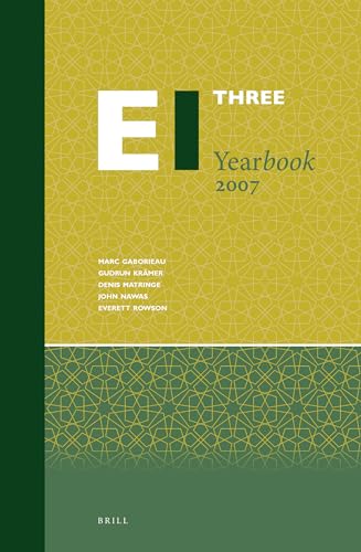 Stock image for Encyclopaedia of Islam Three Yearbook 2007 [Hardcover] Marc Gaborieau for sale by Broad Street Books