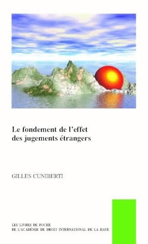 Stock image for Le Fondement De L effet Des Jugements trangers for sale by Revaluation Books