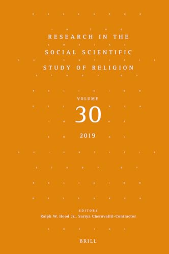 Beispielbild fr Research in the Social Scientific Study of Religion, Volume 30 zum Verkauf von ThriftBooks-Atlanta