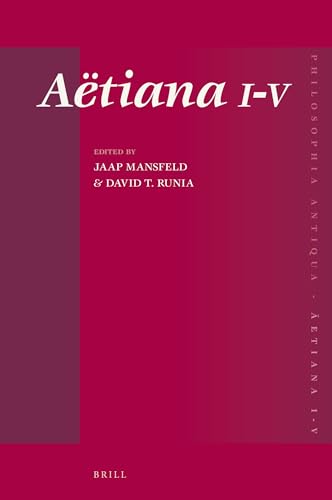 Stock image for Atiana: Set of Volumes I-V (Philosophia Antiqua) for sale by Revaluation Books