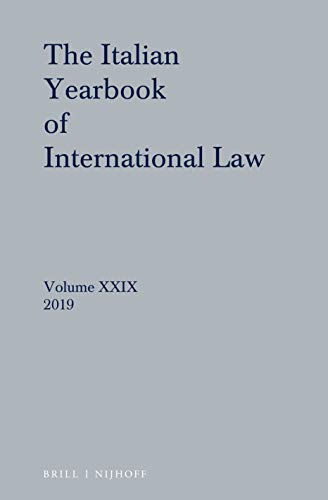 9789004448216: Italian Yearbook of International Law 2019