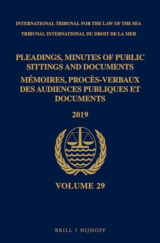 Imagen de archivo de Pleadings, Minutes of Public Sittings and Documents, 2020/ Mmoires, Procs-verbaux Des Audiences Publiques Et Documents, 2020 a la venta por Revaluation Books