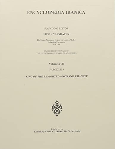 Imagen de archivo de Encyclopaedia Iranica: Volume XVII Fascicle 3 a la venta por ISD LLC