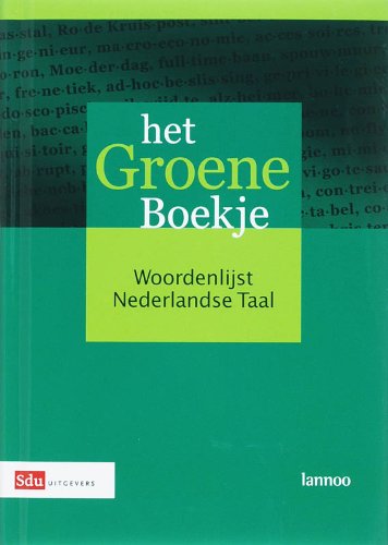 9789012105903: Het Groene Boekje: Woordenlijst Nederlandse taal