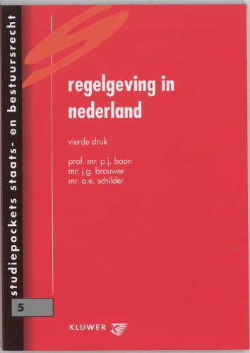 Stock image for Regelgeving in Nederland. for sale by Kloof Booksellers & Scientia Verlag