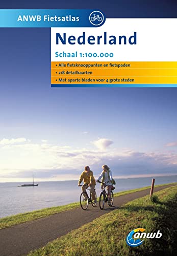 ANWB Fietsatlas Nederland 1:100.000: schaal 1:100.000 (ANWB fietsgids)