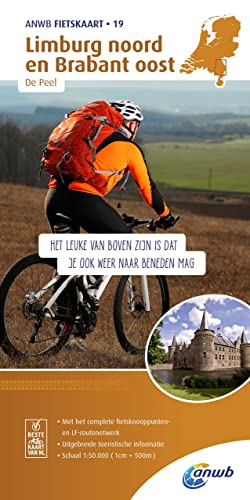 9789018041908: Limburg Noord, Brabant Oost Fietskaart 19: 1:50 000 (ANWB fietskaart, 19)
