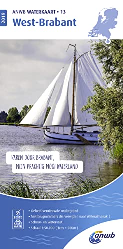 Waterkaart 13 West-Brabant 1:50 000 : Wasserkarte