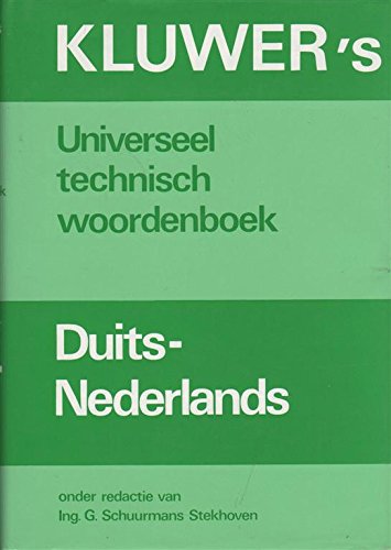 9789020106060: UNIVERS.TECHN.WDB.DUITS-NEDERLANDS