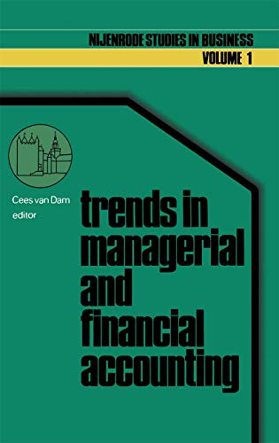 Imagen de archivo de Trends in Managerial and Financial Accounting : Income Determining and Financial Reporting a la venta por Better World Books