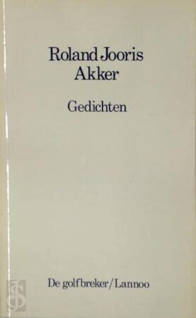 Akker: Gedichten (De Golfbreker) (Dutch Edition) (9789020910704) by Jooris, Roland