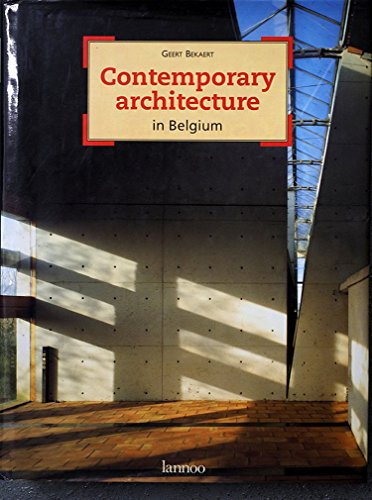 Imagen de archivo de Contemporary Architecture in Belgium a la venta por medimops