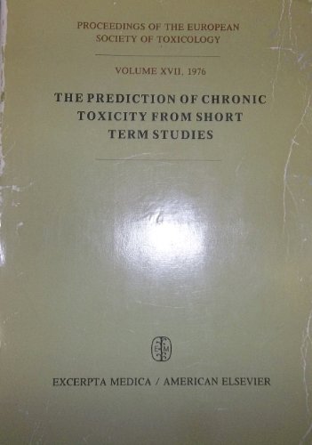 9789021903071: Prediction of Chronic Toxicity from Short Term Studies