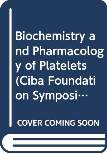 Imagen de archivo de Biochemistry and Pharmacology of Platelets a la venta por Ammareal