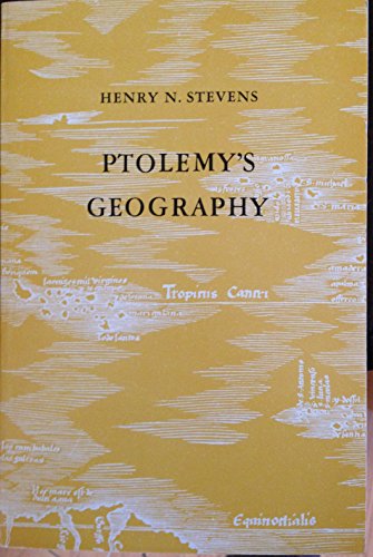 Beispielbild fr Ptolemy's Geography: A Brief Account of All the Printed Editions Down to 1730 zum Verkauf von Powell's Bookstores Chicago, ABAA