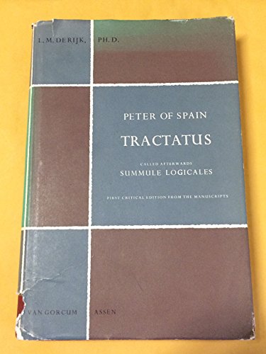 Stock image for Tractatus: Called Afterwards Summule Logicales (Philosophical Texts & Studies) for sale by Green Ink Booksellers