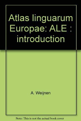 Beispielbild fr Atlas linguarum Europae: ALE : introduction zum Verkauf von Powell's Bookstores Chicago, ABAA