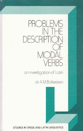 Stock image for Problems in the Description of Model Verbs: An Investigation of Latin (Studies in Greek & Latin Linguistics) for sale by Anybook.com