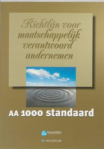Stock image for AA1000 STANDAARD: richtlijn voor maatschappelijk verantwoord ondernemen for sale by medimops