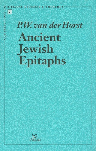 Beispielbild fr Ancient Jewish Epitaphs [Contributions to Biblical Exegesis and Theology 2] zum Verkauf von Windows Booksellers