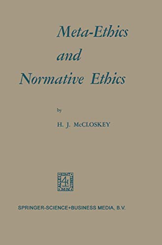 Imagen de archivo de Meta-ethics and normative ethics. a la venta por Kloof Booksellers & Scientia Verlag