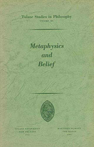 Metaphysics and Belief - Merlan; Philip