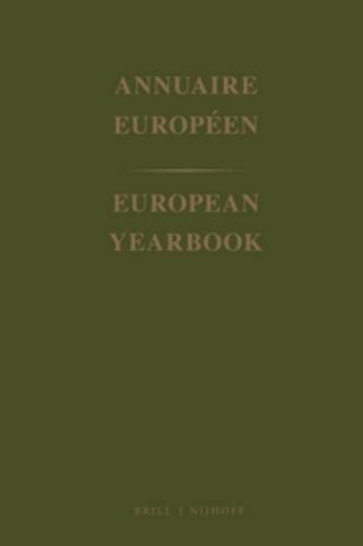 9789024709229: European Yearbook / Annuaire Europen, Volume 4 (1956)