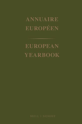9789024709304: European Yearbook / Annuaire Europeen