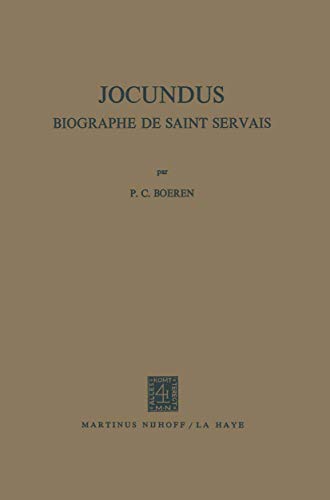 Beispielbild fr JOCUNDUS - biographe de SAINT SERVAIS zum Verkauf von FESTINA  LENTE  italiAntiquariaat