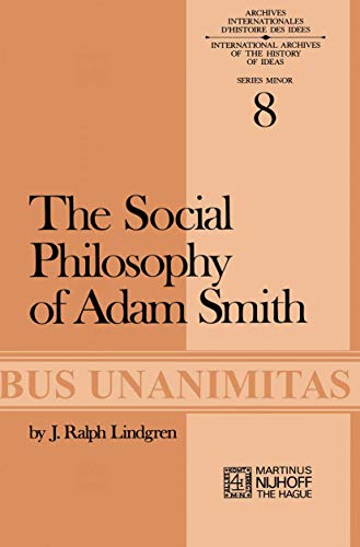 Stock image for The Social Philosophy of Adam Smith for sale by Chiron Media