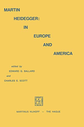 Stock image for Martin Heidegger: In Europe and America for sale by PlumCircle