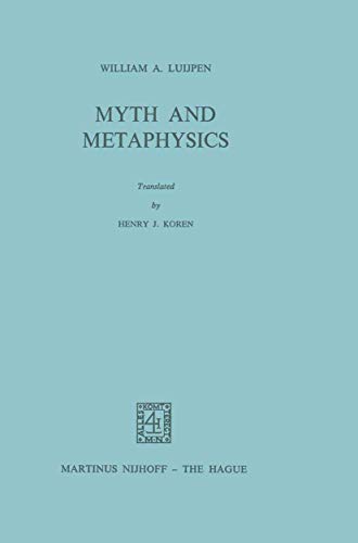 Imagen de archivo de Myth and Metaphysics a la venta por Sequitur Books