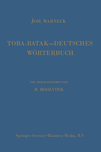 Stock image for Toba-Batak?Deutsches Wrterbuch (German Edition) for sale by Lucky's Textbooks