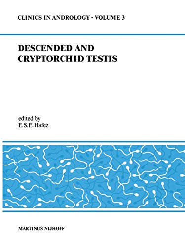9789024722990: Descended and Cryptorchid Testis: 3 (Clinics in Andrology)