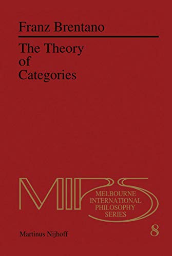 9789024723027: The Theory of Categories (Nijhoff International Philosophy Series, 8)