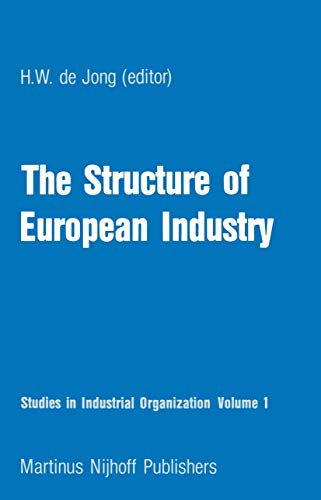 Beispielbild fr The Structure of European Industry (Population and Community Biology Series) zum Verkauf von Irish Booksellers