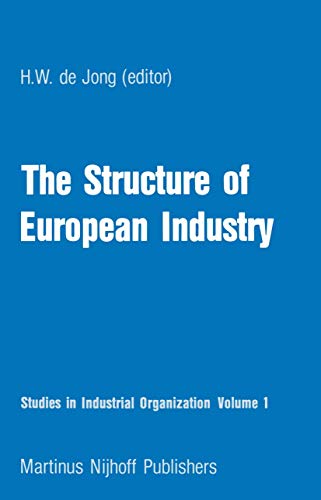Imagen de archivo de The Structure of European Industry (Population and Community Biology Series) a la venta por Irish Booksellers