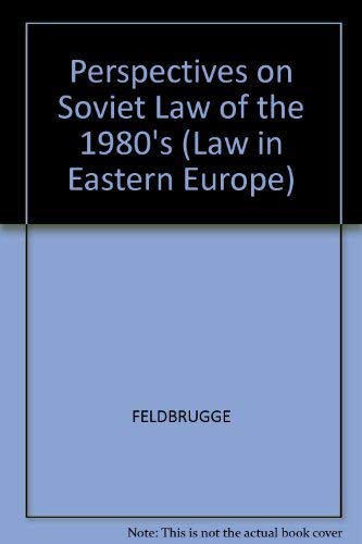 Stock image for Perspectives on Soviet Law for the 1980s for sale by Row By Row Bookshop