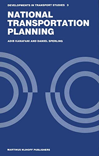 9789024726363: National Transportation Planning (Developments in Transport Studies, 3)