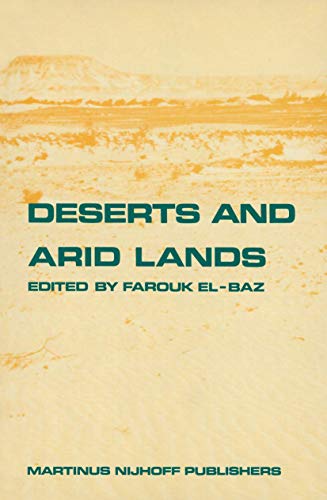 Stock image for Deserts and Arid Lands (Remote Sensing of Earth Resources and Environment, 1) for sale by Anybook.com