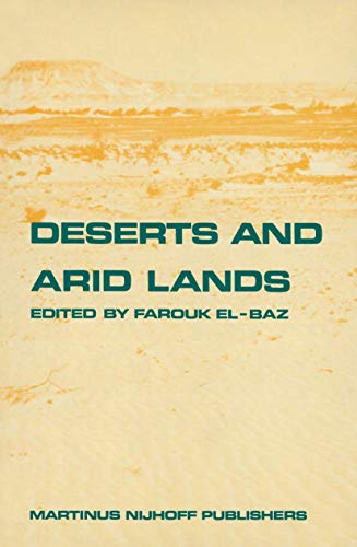 9789024728503: Deserts and Arid Lands (Remote Sensing of Earth Resources and Environment, 1)