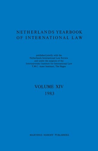 Stock image for Netherlands yearbook of international law. Vol. XIV: 1983. for sale by Kloof Booksellers & Scientia Verlag