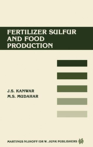 Beispielbild fr Fertilizer Sulfur and Food Production zum Verkauf von Webbooks, Wigtown