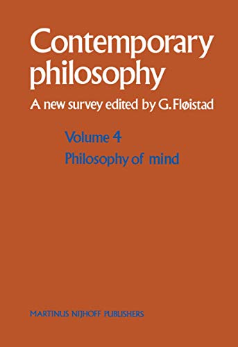 Beispielbild fr Contemporary Philosophy, Vol. 4: Philosophy of Mind zum Verkauf von Windows Booksellers