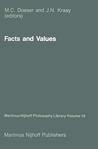 9789024733842: Facts and Values: Philosophical Reflections from Western and Non-Western Perspectives (Martinus Nijhoff Philosophy Library, 19)