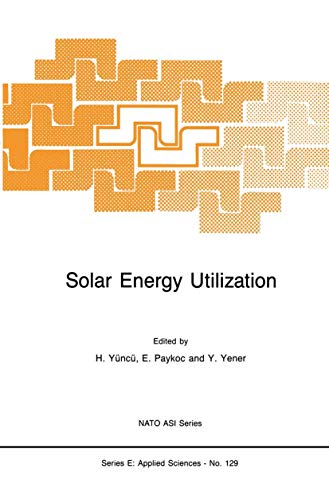 Imagen de archivo de Solar Energy Utilization a la venta por Zubal-Books, Since 1961